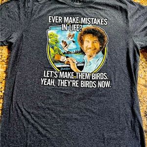Bob Ross T-shirt size L